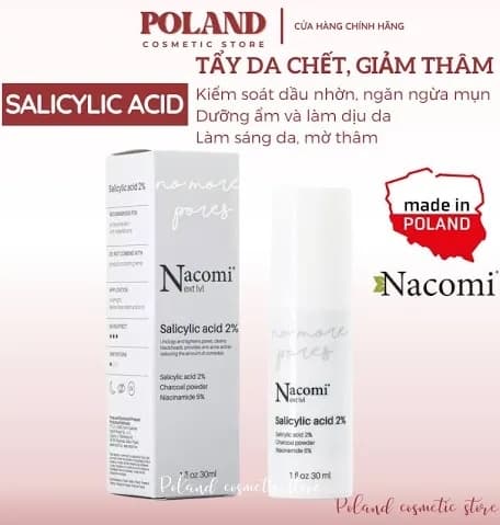 NACOMI NEXT LEVEL SALICYLIC ACID 2% / HUYẾT THANH GIẢM VIÊM, LÀM SÁNG DA